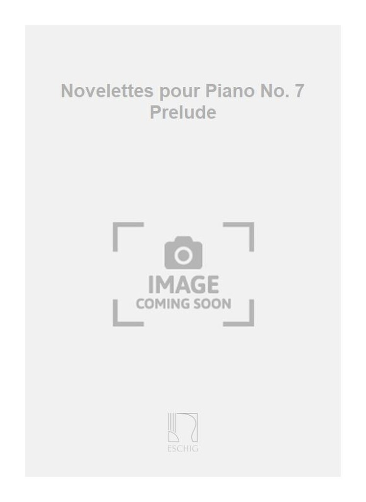 Novelette N 7 Prelude Piano